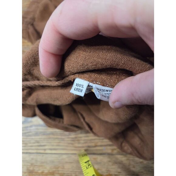 Esby - Baronne Linen Duster in Clove sz XS - Picture 4 of 6